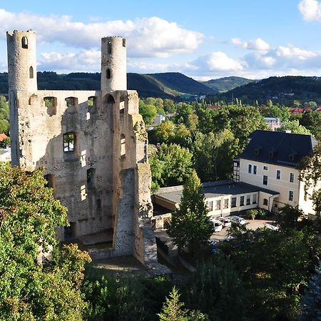 Hotel Am Hohen Schwarm Saalfeld Saale Exterior foto