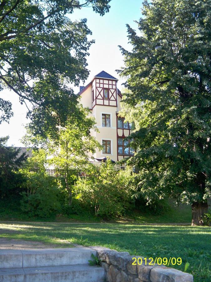 Hotel Am Hohen Schwarm Saalfeld Saale Exterior foto